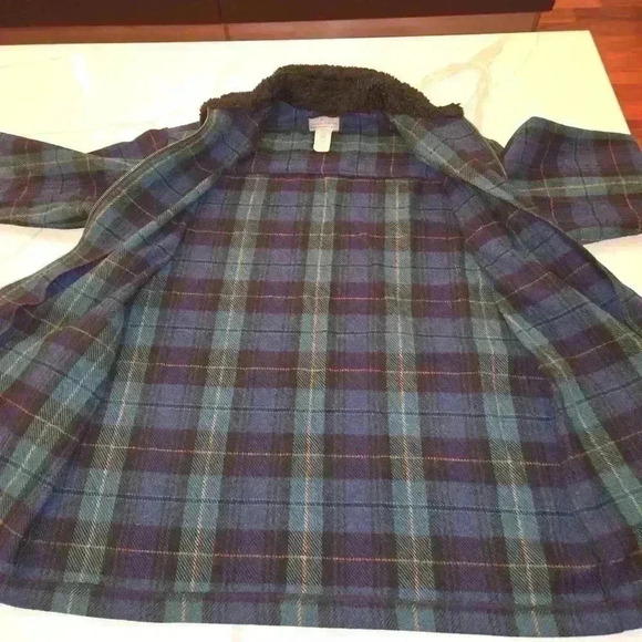 VTG Carol Anderson Womens Wool Relaxed Fit Collared Jacket Green Size Medium - Picture 9 of 11